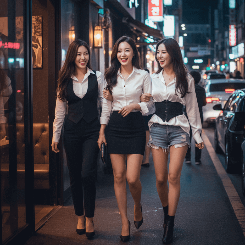 강남 셔츠룸 여성들